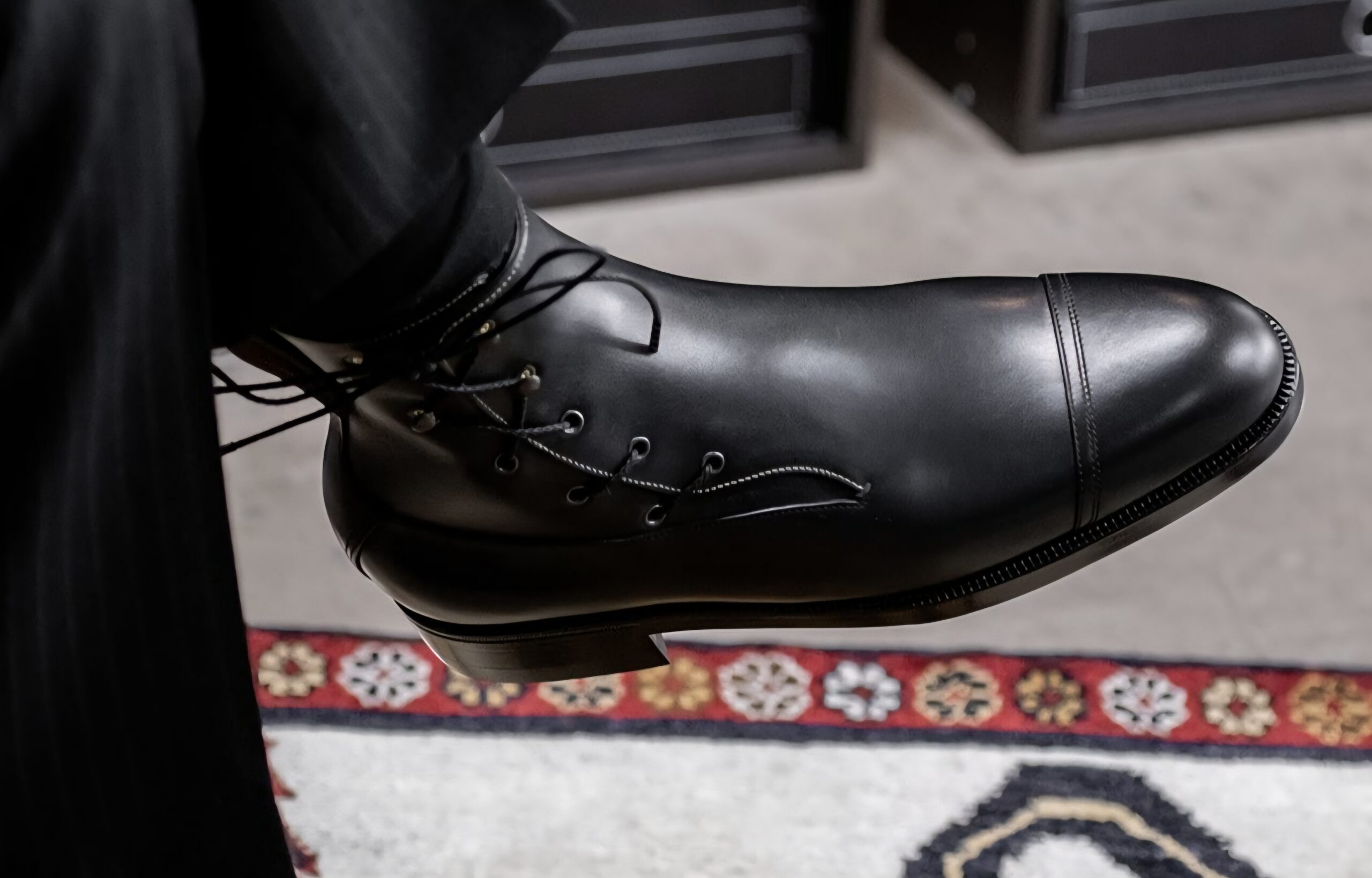 Striking New Design by TYE Shoemaker – Side Laced Boots