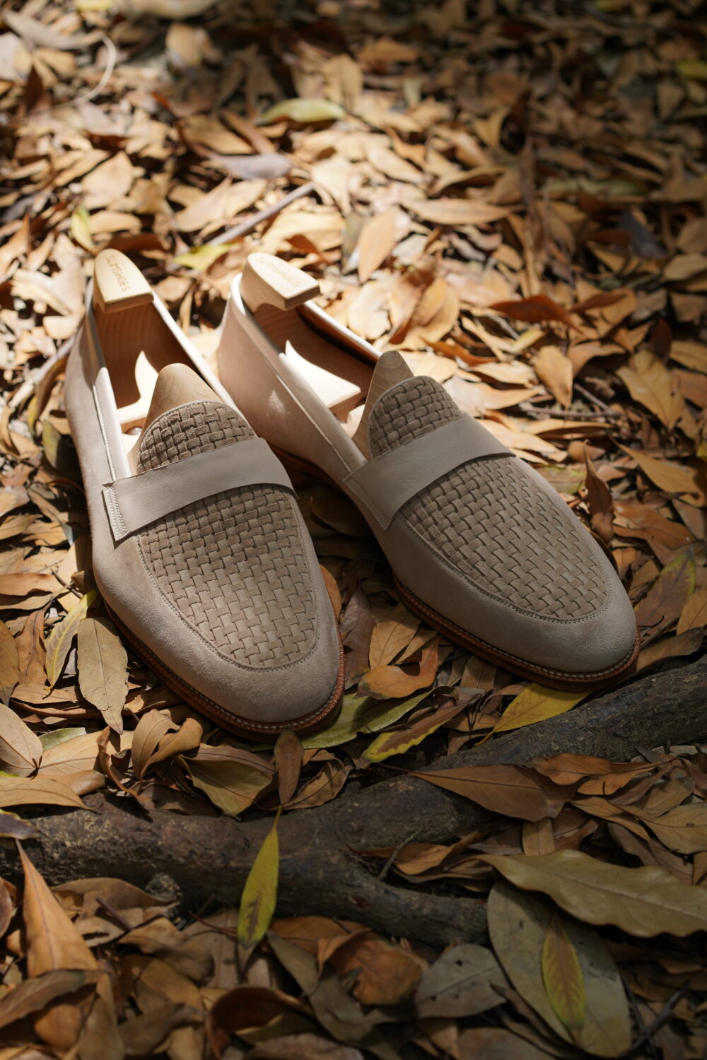 braided loafers
