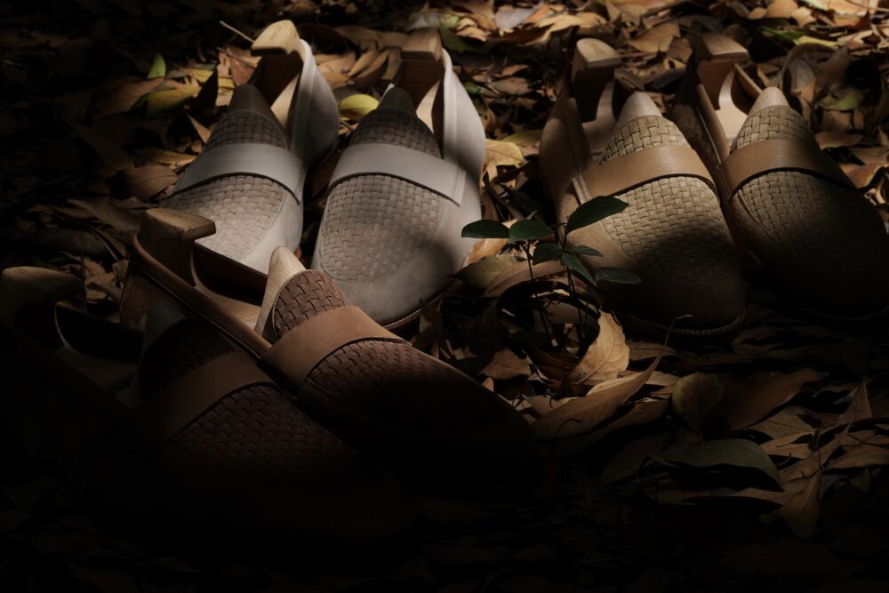 braided loafers