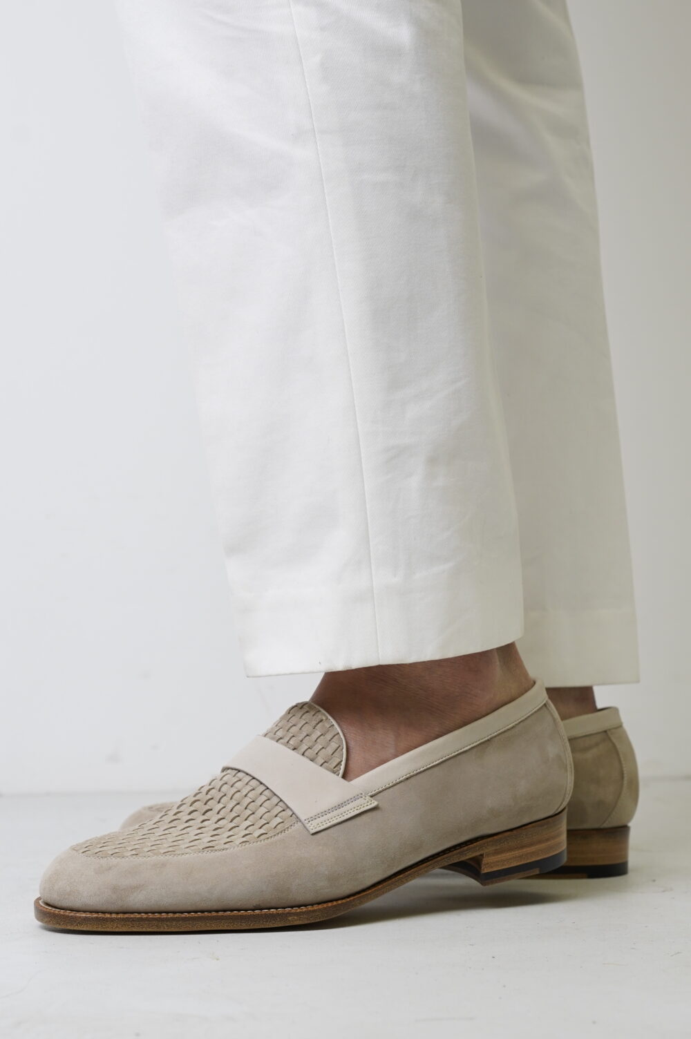 braided loafers