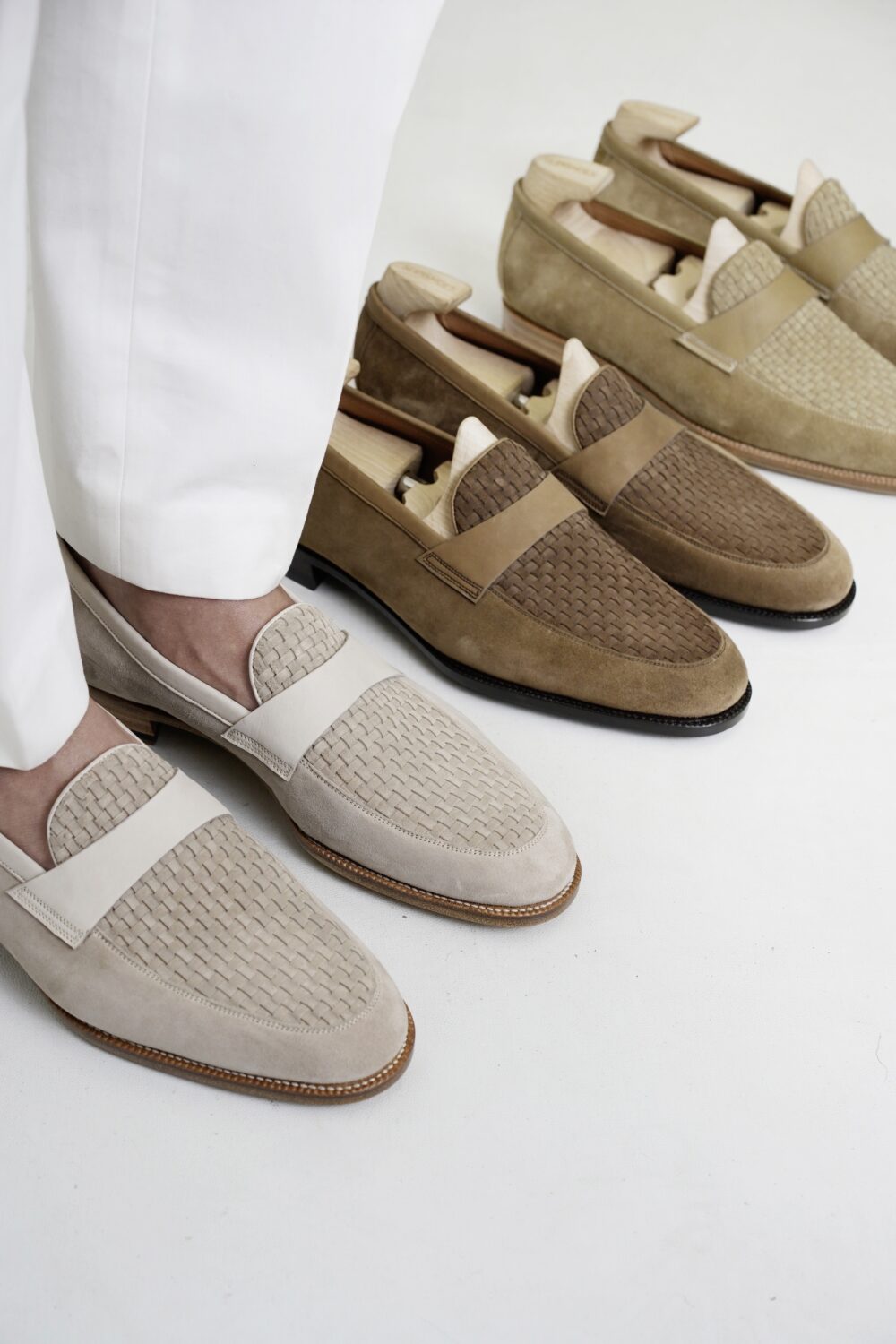 braided loafers